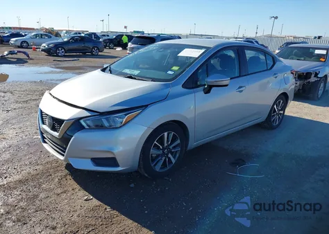 2021 Nissan Versa Sv Xtronic Cvt z USA, uszkodzony, nr VIN 3N1CN8EV5ML822080